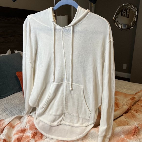 Free People Back Into It Hoodie-Size Petite Small - Picture 1 of 3